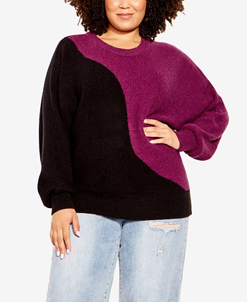 Модный свитер большого размера Gigi Jumper City Chic