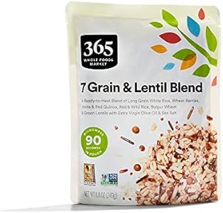 365 by Whole Foods Market, 7 Grain Lentil Blend, 8.8 Ounce 365 by Whole Foods Market