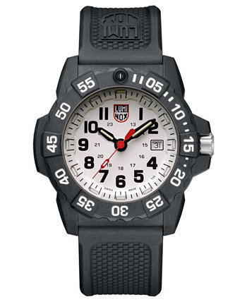 Navy Seal 3500 Series Мужские часы с черным ремешком и белым циферблатом - 3507 Luminox