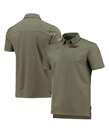 Мужская оливковая рубашка поло Alabama Crimson Tide UV Collegiate Performance Nike