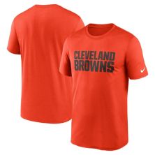 Men's Nike  Orange Cleveland Browns Legend Wordmark Performance T-Shirt Nike