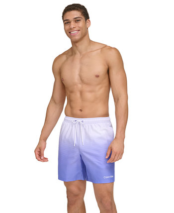 Мужские плавки для волейбола 7 дюймов в градиентную полоску Calvin Klein
