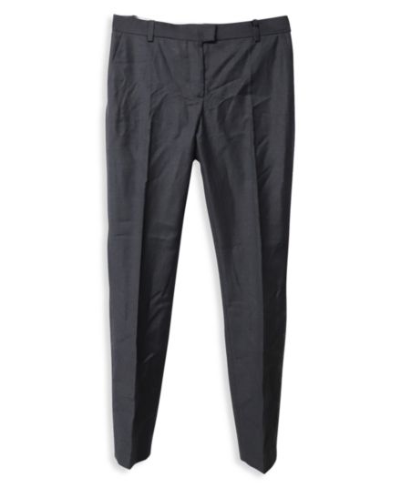 Joseph Straight-Cut Tailored Trousers In Grey Laine Joseph
