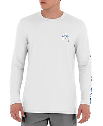 Men's Moisture-Wicking UPF 50 Logo Graphic Long-Sleeve T-Shirt Guy Harvey