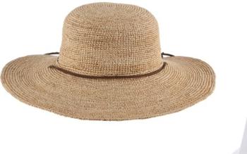 Шляпа от солнца с большими полями из рафии Levanzo - женская SCALA