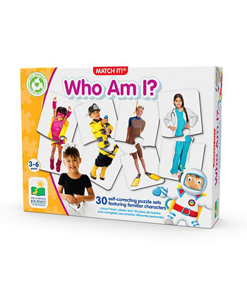 Match It - Who Am I Набор из 20 самокорректирующихся головоломок The Learning Journey