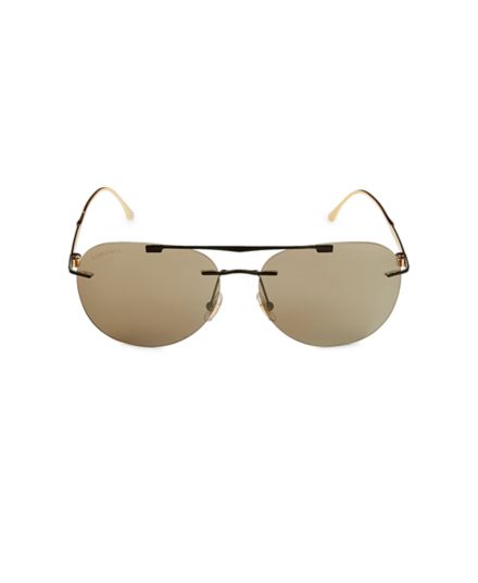 Солнцезащитные очки-авиаторы 62MM Longines