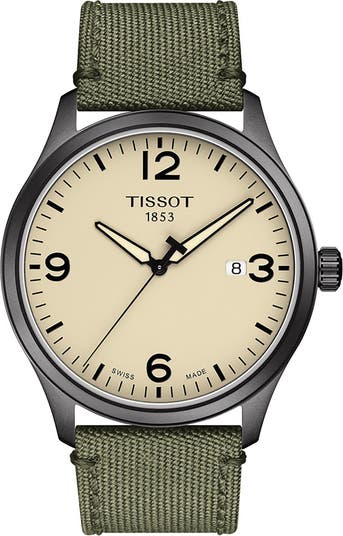 Мужские часы Gent XL с плетеным ремешком, 42 мм Tissot