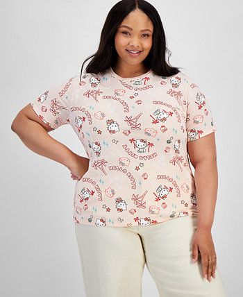 Trendy Plus Size Hello Kitty Adventure T-Shirt Love Tribe