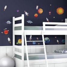 Roommates Decor Kidsroom Decorative Outer Space Peel and Stick Wall Decals RoomMates
