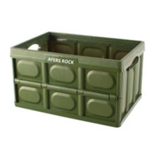 Heavy Duty Collapsible & Stackable Storage Bin With Lid For Outdoor (camping Table), Basic Type Kproduct4u