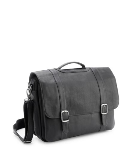 Кожаная сумка-портфель для ноутбука с диагональю 15 дюймов ROYCE New York