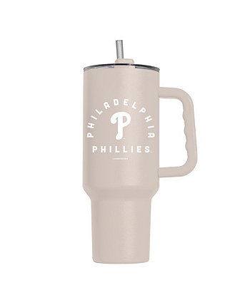 Фирменный стакан с логотипом и песком Philadelphia Phillies емкостью 40 унций Logo Brand