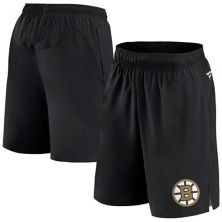 Men's Fanatics Branded  Black Boston Bruins Authentic Pro Tech Shorts Fanatics