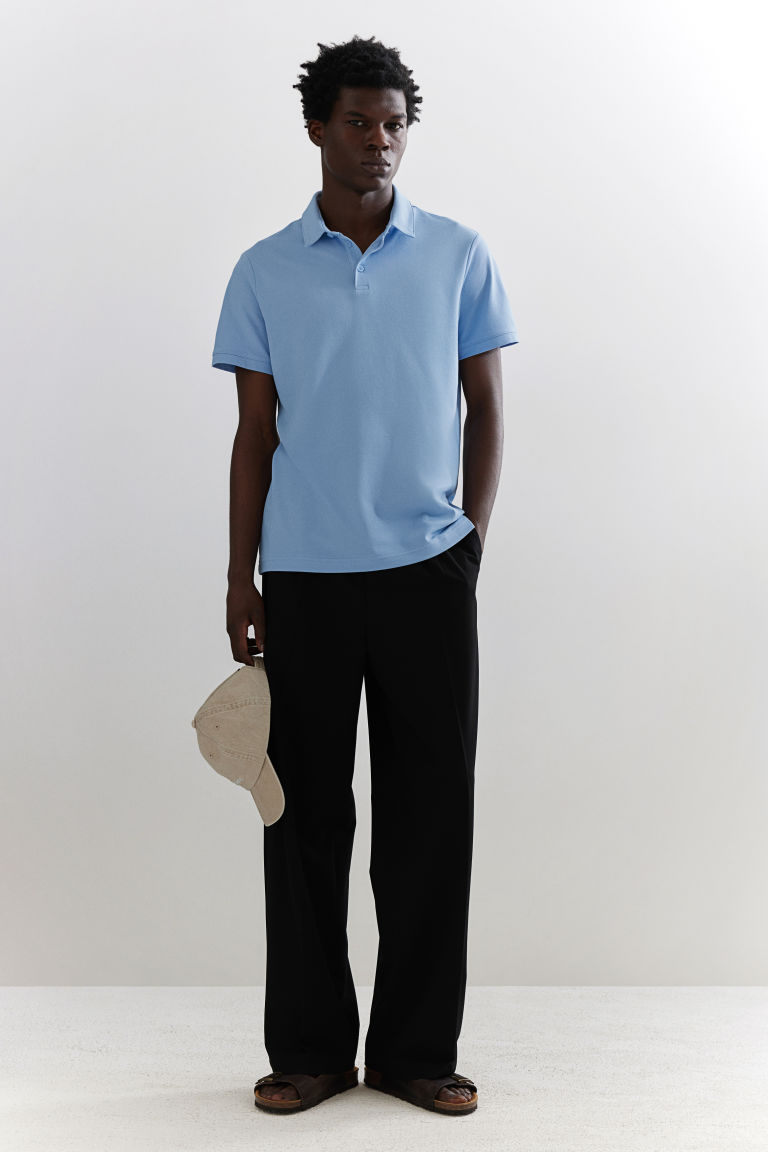 COOLMAX® Slim Fit Polo Shirt H&M