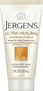 Jergens Ultra Healing Extra Dry-Skin Moisturizer 1 oz (Pack of 2) Jergens