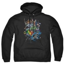 Batman Saints And Psychos Adult Pull Over Hoodie Licensed Character