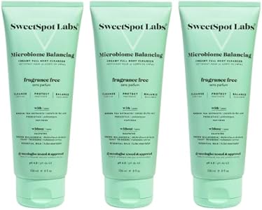 SweetSpot Labs pH Balanced Wash for Sensitive Skin, Sulfate Free, Clean, Gynecologist Tested & Approved, Unscented Body Wash, 8 oz SweetSpot Labs