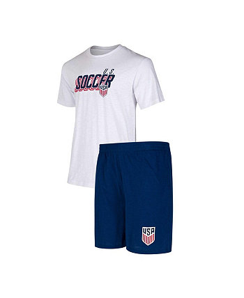 Мужской комплект из темно-синей и белой футболки и шорт USMNT Downfield Concepts Sport