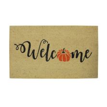 Northlight Pumpkin &#34;Welcome&#34; Doormat Northlight