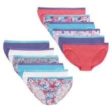 Girls 6-16 Hanes® 12-pack + 2 Bonus Pairs Cotton Bikini Panties Hanes