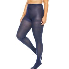 Comfort Choice Women's Plus Size 2-pack Opaque Tights Comfort Choice