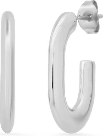 Серьги-кольца диаметром 24 мм HMY Jewelry