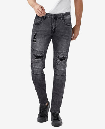 Мужские джинсы Rawx Slim Fit Moto с деталями стрейч X-Ray