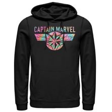 Мужская толстовка с капюшоном и логотипом Marvel Captain Marvel Marvel