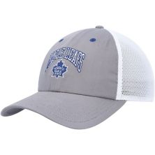 Men's adidas Gray/White Toronto Maple Leafs Tonal Slouch Trucker Adjustable Hat Unbranded