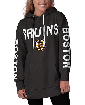 Женский черный худи-пуловер Boston Bruins Extra Inning G-III 4Her by Carl Banks