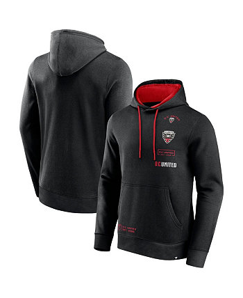 Men's Black D.C. United Halftime Pullover Hoodie Fanatics