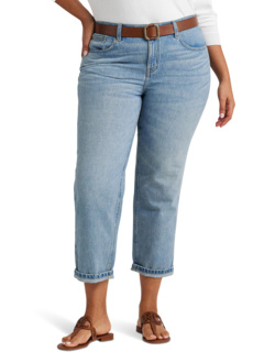 Свободные зауженные джинсы до щиколотки больших размеров Ralph Lauren