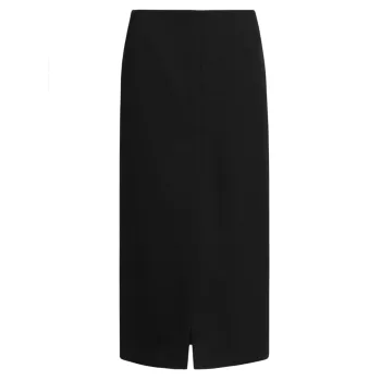 Mariha Tailored Wool Midi-Skirt NILI LOTAN