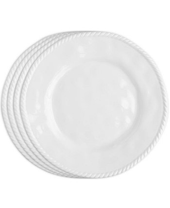 Набор столовых тарелок из меламина Nautical 11 дюймов/4 шт. Q Squared