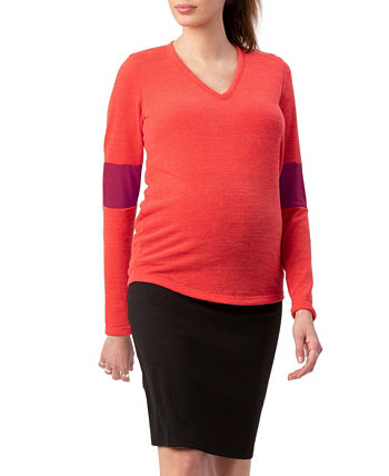 Stowaway Коллекция локтя манжеты свитер для беременных Stowaway Collection Maternity