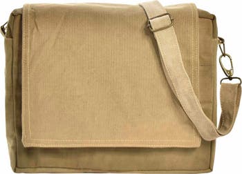Переработанная сумка через плечо в стиле милитари Vintage Addiction