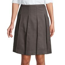 Women's Lands' End School Uniform Box Pleat Skirt Lands' End