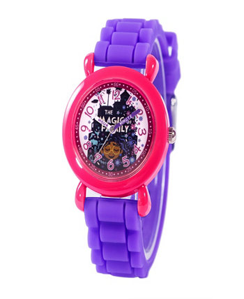 Часы Disney Encanto для девочек с фиолетовым силиконовым ремешком, 32 мм Ewatchfactory