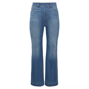 Широкие джинсы со швом спереди Spanx