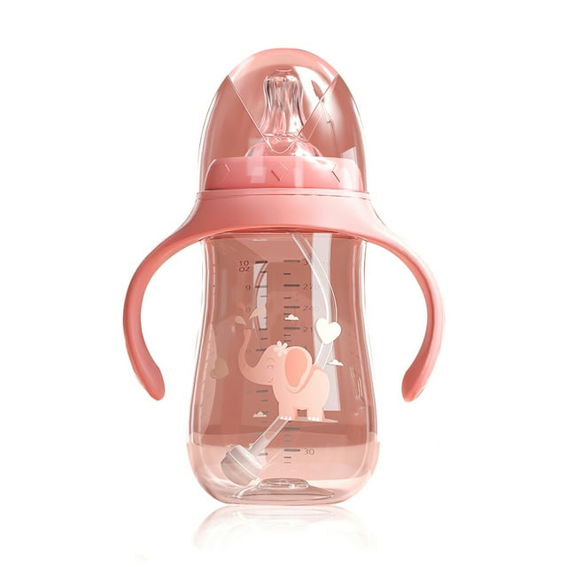 TureClos Baby Bottle 0-6 Month Cups Portable Infant Milk Drinking Bottles with Smart Babies Gifts TureClos