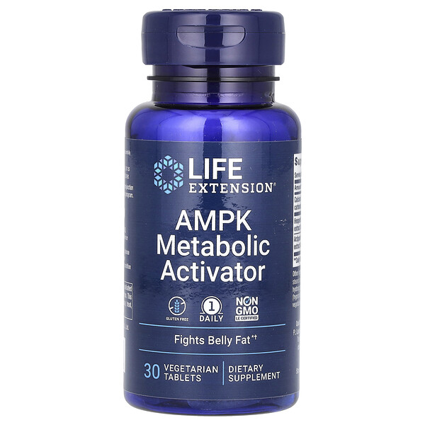 AMPK Метаболический Активатор - 30 Растительных Таблеток - Life Extension Life Extension