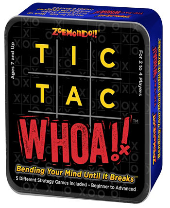 Tic Tac Whoa — карточная игра «Крестики-нолики 5-в-1» Zobmondo