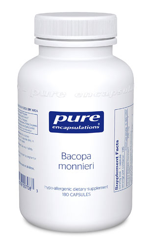 Bacopa Monnieri - 180 капсул - Pure Encapsulations Pure Encapsulations