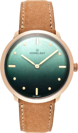 Women's Audrey Leather Strap Watch, 36mm Gomelsky by Shinola