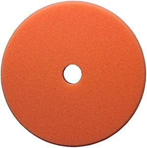 Malco Epic Orange Foam Medium Duty Pad 6.5 inch - Orbital Polishing Pad for P2500 Sand Scratches/Use with Malco Epic Medium-Duty Compound (109132) / Swirl-Free and Dust-Free Finish / (840002) Malco