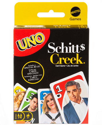 - Ночь карточных семейных игр телешоу Schitt's Creek UNO Mattel