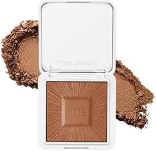 RMS Beauty ReDimension Hydra Bronzer - Gel to Powder Bronzer, Talc Free Cream Bronzer Powder, Refillable Cream Contour Powder Bronzer Face Makeup RMS BEAUTY