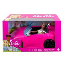 Кукла-брюнетка Barbie® и спортивный автомобиль с откидным верхом Barbie