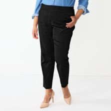 Женские эластичные брюки прямого кроя больших размеров Croft & Barrow® Effortless Croft & Barrow